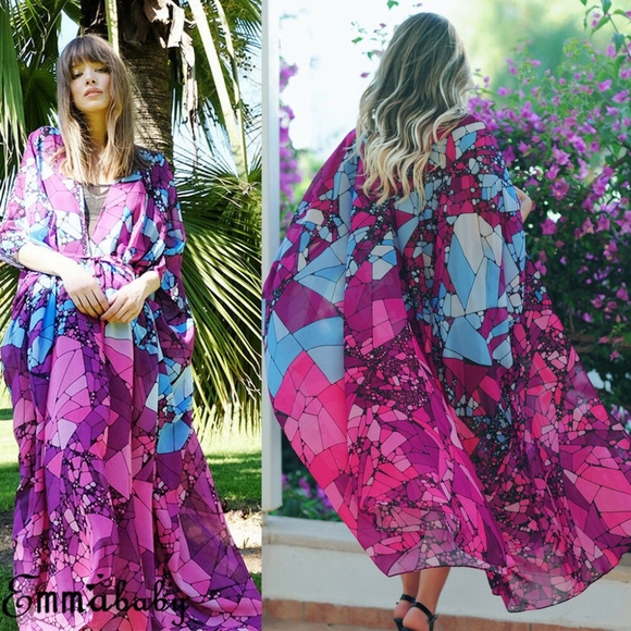 Tops - 🔹2 LEFT!🔹Fragmented Gypsy Wing Duster Kimono